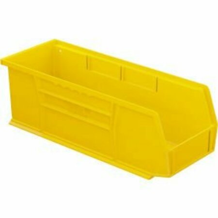 AKRO-MILS Hang & Stack Storage Bin, Plastic, 12 PK 30234 YELLO